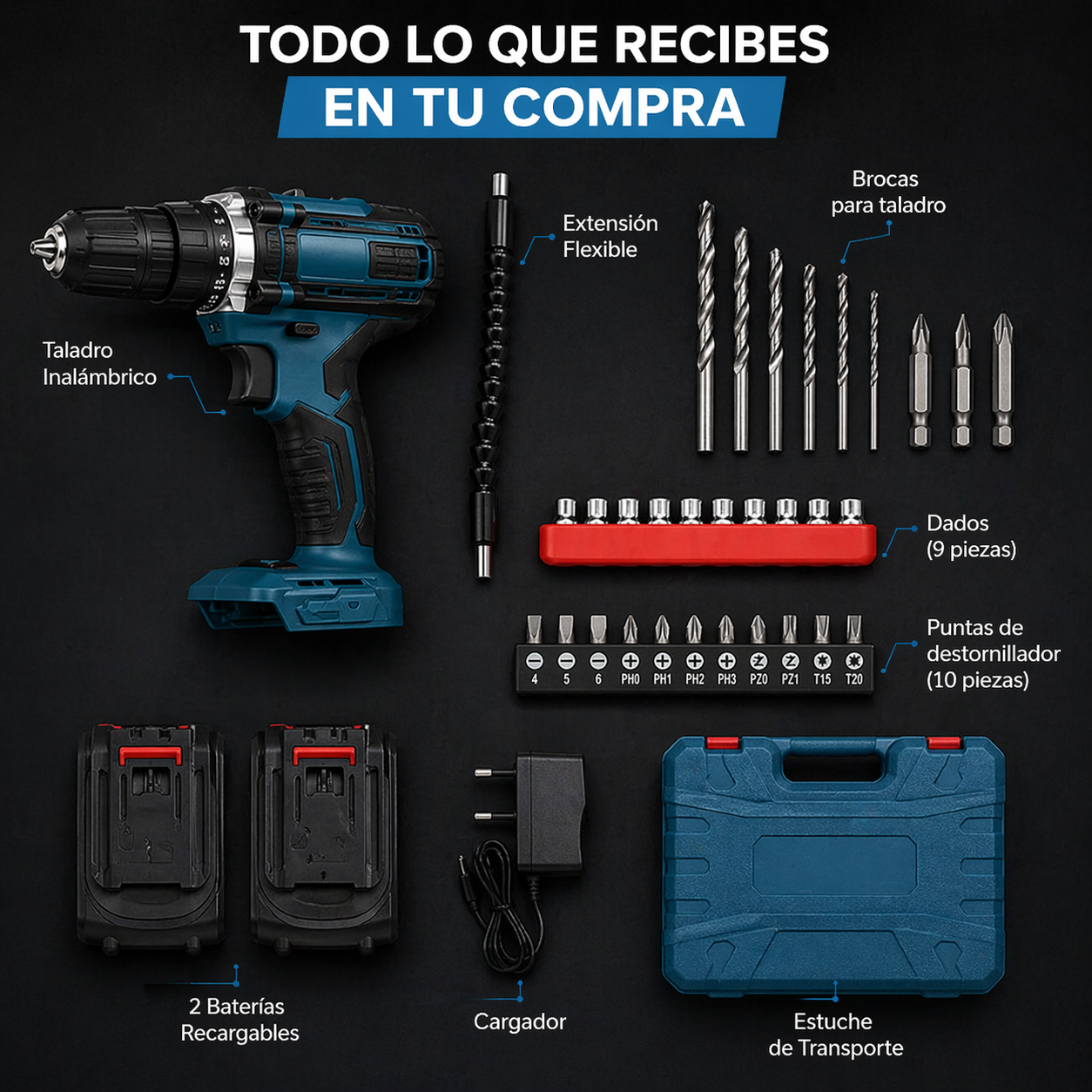 Taladro Inalámbrico – Sin Cables y Sin Interrupciones