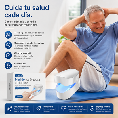 Medidor de Glucosa Inteligente | Control Diario de Forma Sencilla