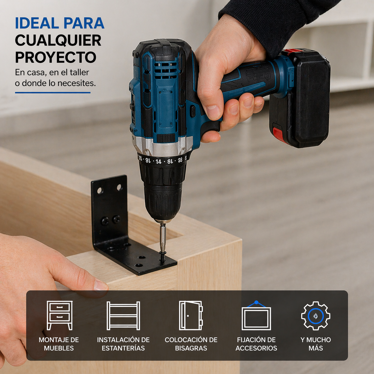 Taladro Inalámbrico – Sin Cables y Sin Interrupciones