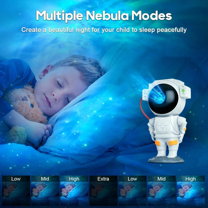 Proyector Astronauta | Galaxia y Estrellas en Casa