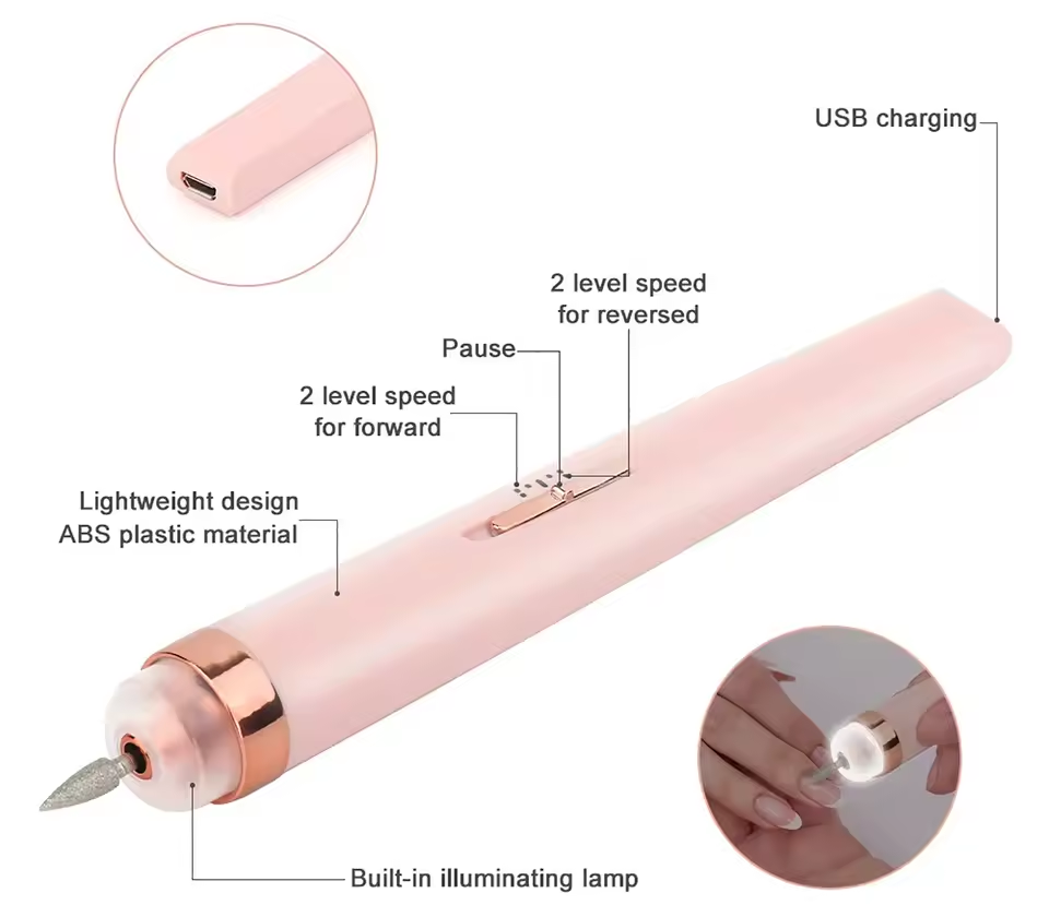 Lima Eléctrica NailCare | Uñas de Salón en Casa