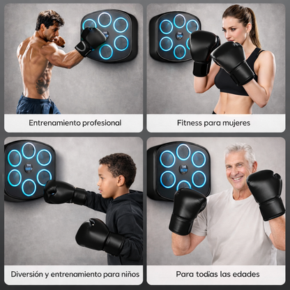 Máquina de Boxeo Musical Inteligente – Olvídate del Sedentarismo y Empieza a Quemar Calorías Cada Día