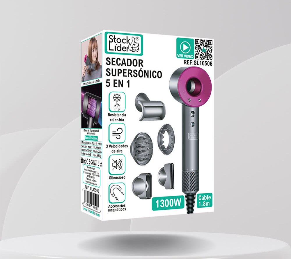 Secador Profesional con Cabezales Imantados