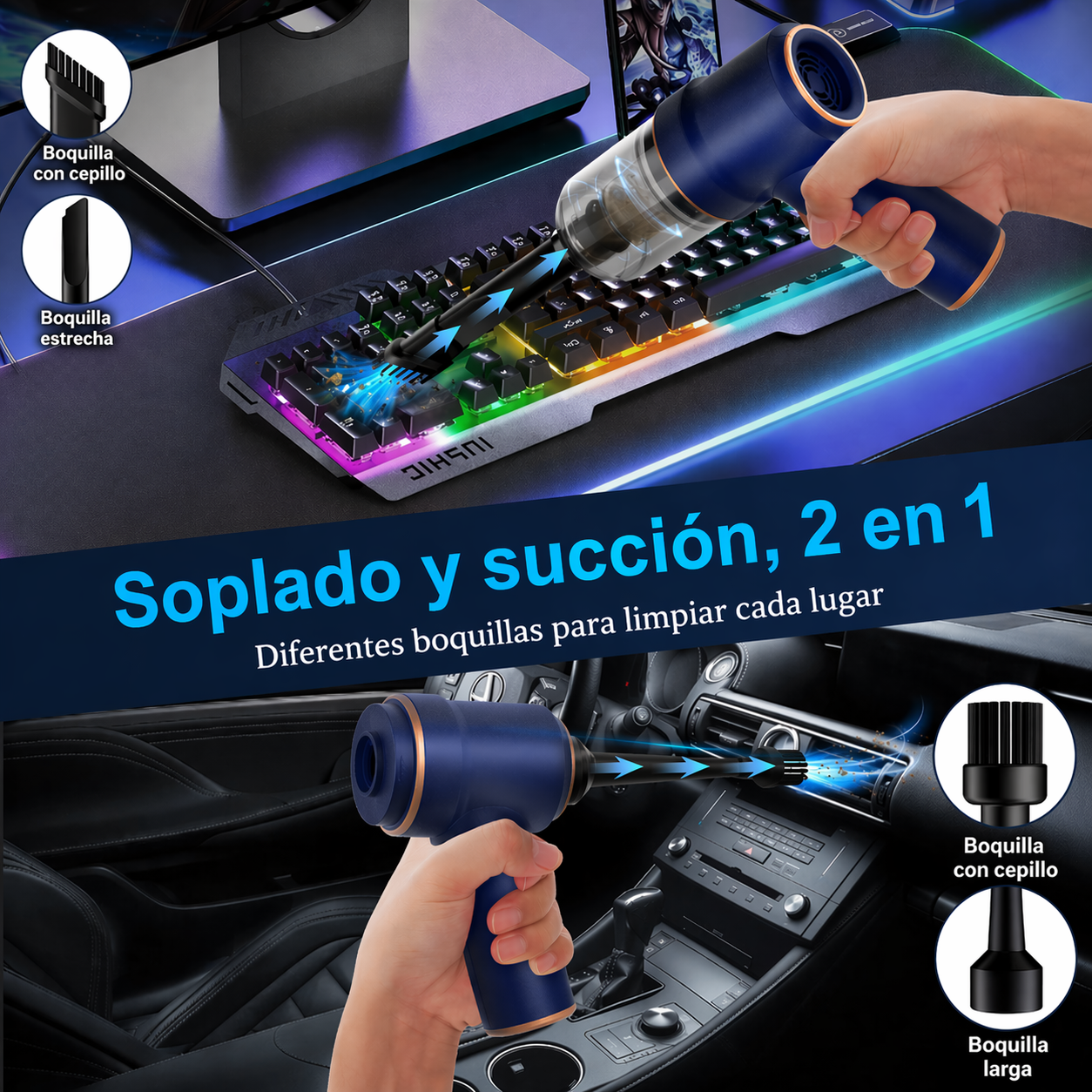 Aspiradora Portátil - Sin Cables Pro