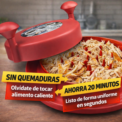 Desmenuzador de Pollo y Carne - Fácil, Limpio y en Segundos