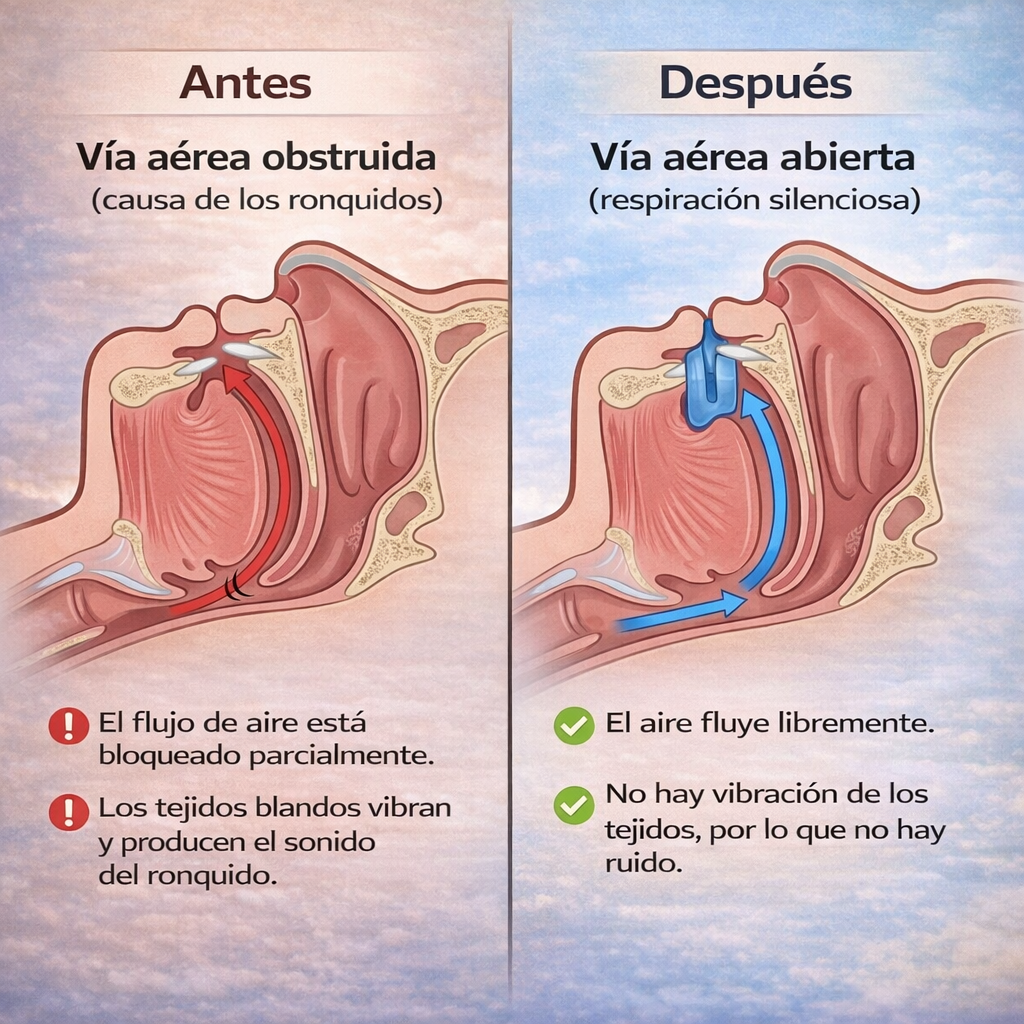 Dispositivo Antirronquidos – Deja de Roncar y Recupera tu Descanso