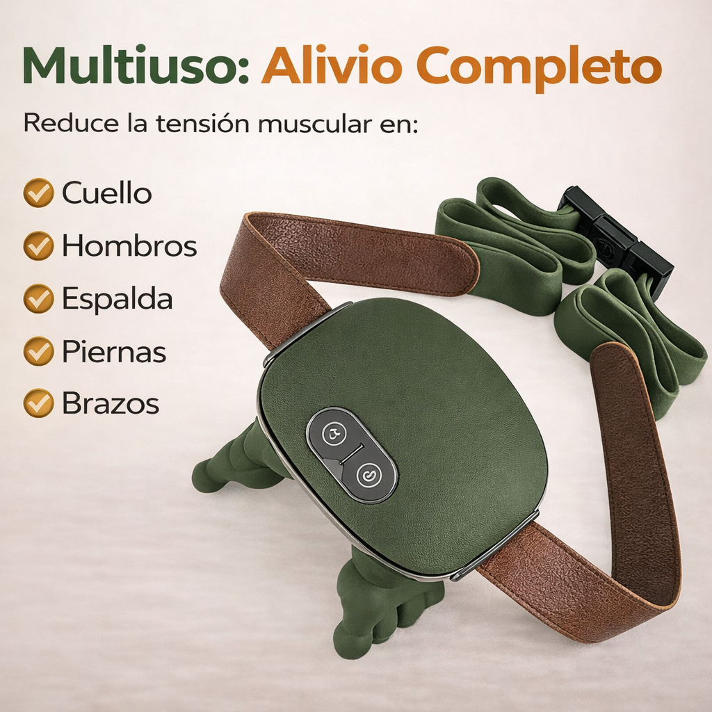 Masajeador Inteligente para Cuello — Alivia la tensión y rigidez en minutos
