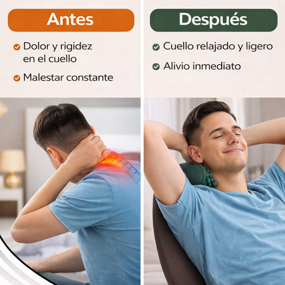 Masajeador Inteligente para Cuello — Alivia la tensión y rigidez en minutos