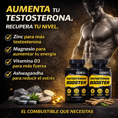 Testosterone Booster — Recupera tu fuerza y deseo