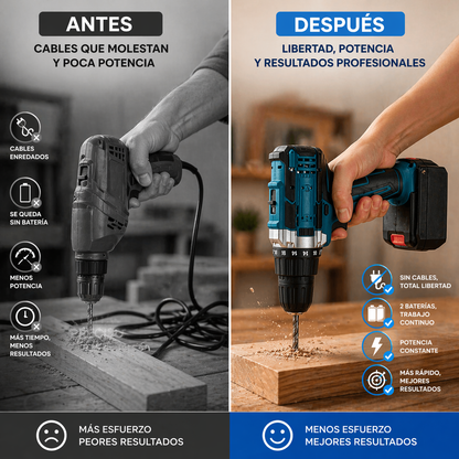 Taladro Inalámbrico – Sin Cables y Sin Interrupciones