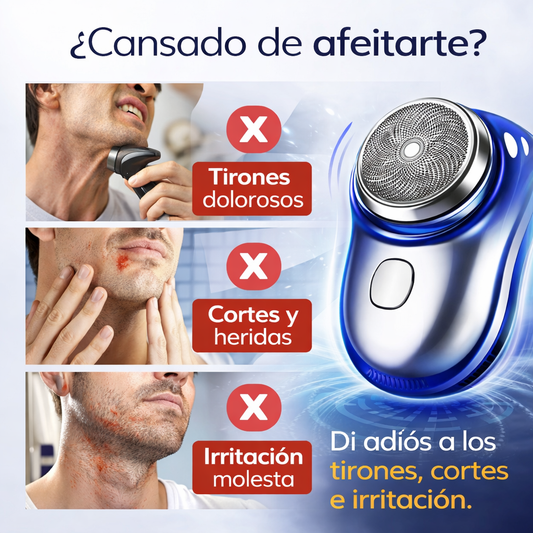 Mini Afeitadora PRO™ con Display Digital | Afeitado Rápido y Preciso